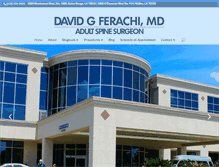 Tablet Screenshot of davidferachimd.com